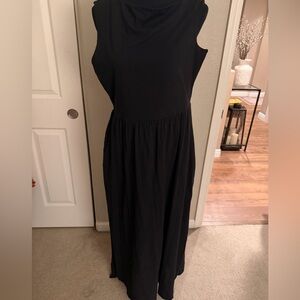 LOFT beach wear Black Sleeveless Maxi Dress